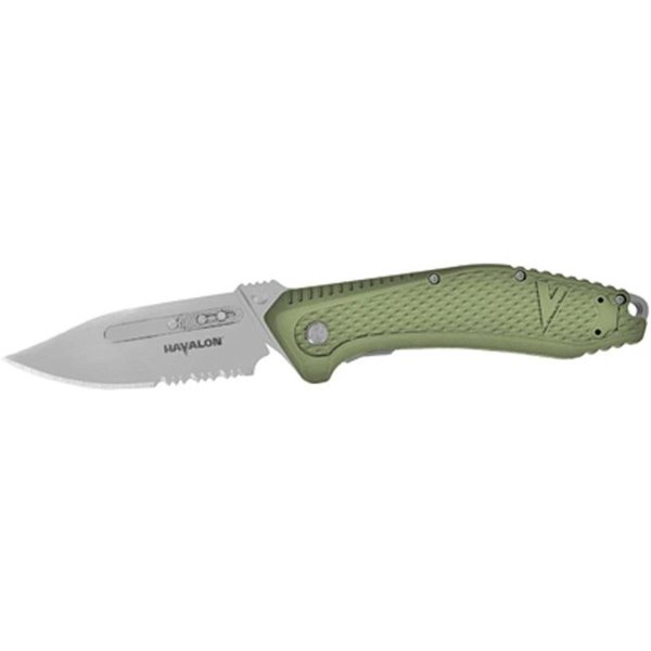 Excellent Appliances Redi EDC Folding Knife with Green Handle EX2477725